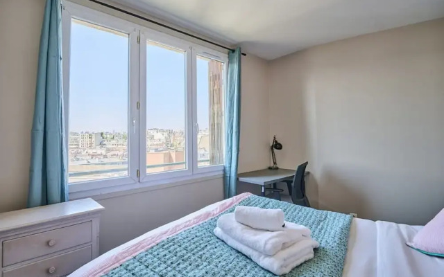 Sublime 2 Bedroom Flat Quai de Seine Eiffel Tower