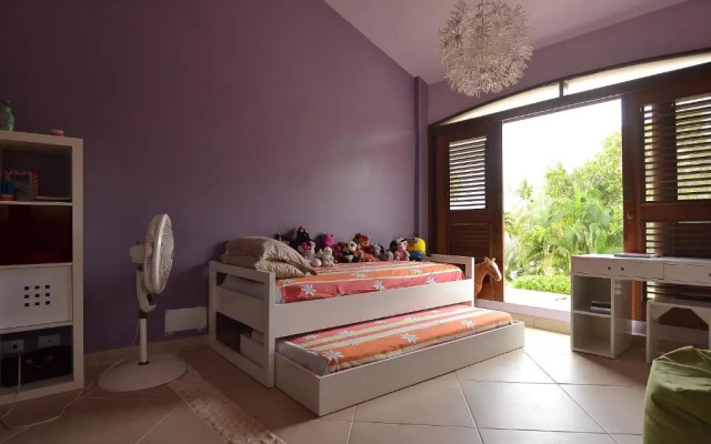 Las Terrenas Front Beach And Garden Villa With Private Staff