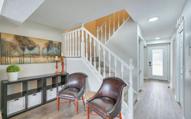 Riverfront Champlin Townhome w/ Deck & Water View!