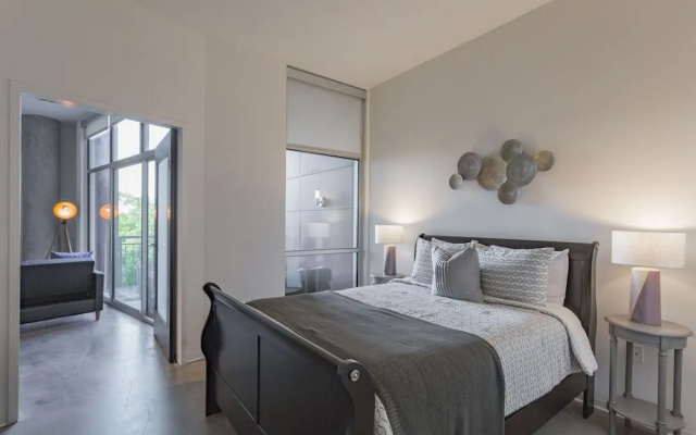 Industrial Chic Condo with Balcony