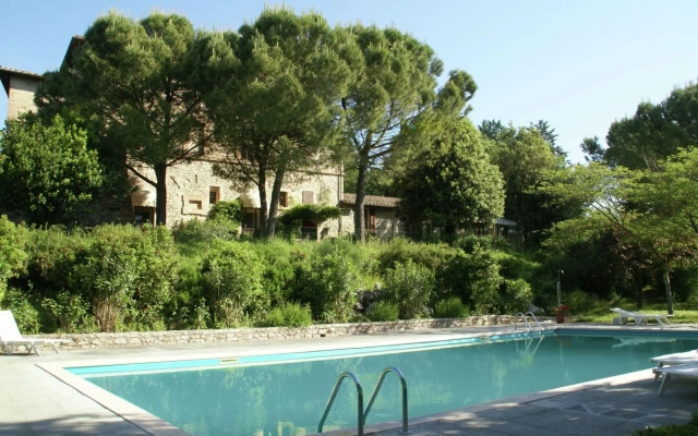 Scenic apartment in Mantignana with shared pool