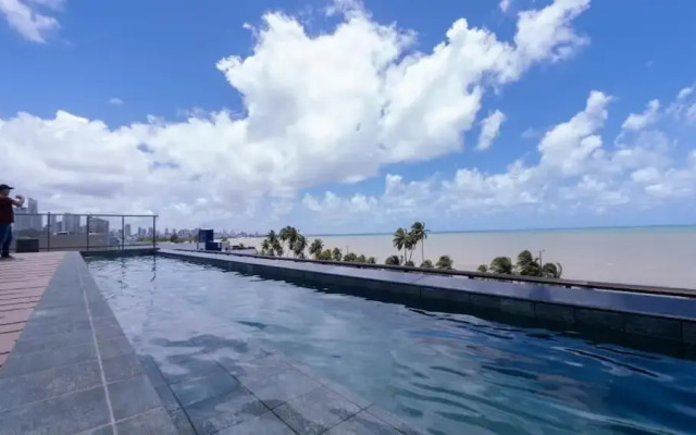 Flat 303-FM20 na praia de Cabo Branco