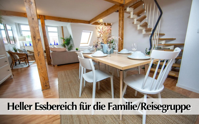 Schickes 80m2 Maisonette-Loft in zentraler Lage Erfurts mit Balkon