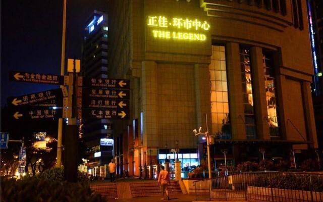 Апартаменты Mahattan Apartment Guangzhou Zhengjia Huanshi Zhongxin Branch вид на фасад