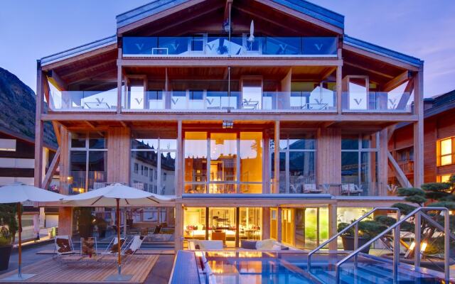 Отель Backstage Boutique Hotel Швейцария, Церматт - отзывы, цены и фото номеров - забронировать отель Backstage Boutique Hotel онлайн вид на фасад