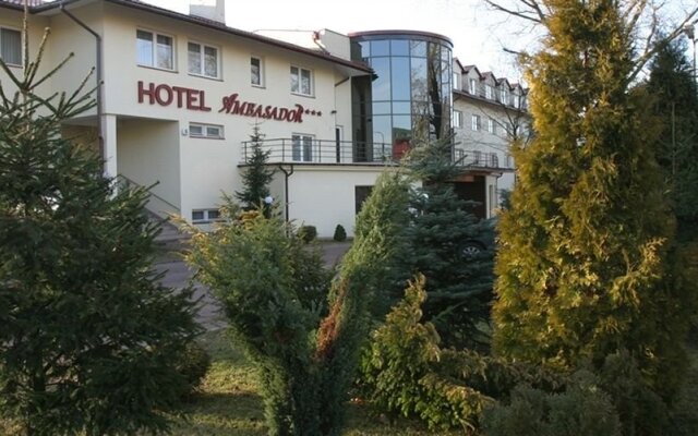 Hotel Ambasador Chojny вид на фасад