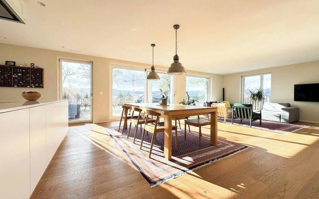 Wonderful Attic Maisonette in Meilen With Stunning Lake Views