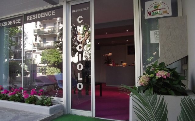 Отель Residence Cucciolo Римини вид на фасад