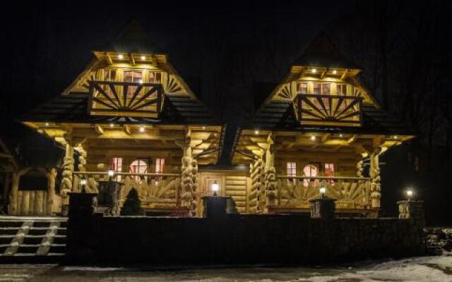 Отель Domki Drewniane Szarotka GÓrska Закопане вид на фасад