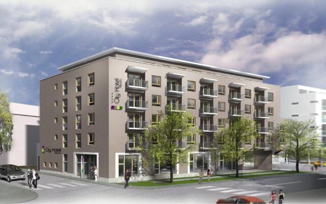 City Hotel Merano Меран вид на фасад