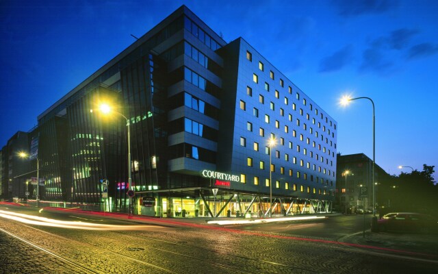 Отель Courtyard By Marriott Prague City Прага вид на фасад