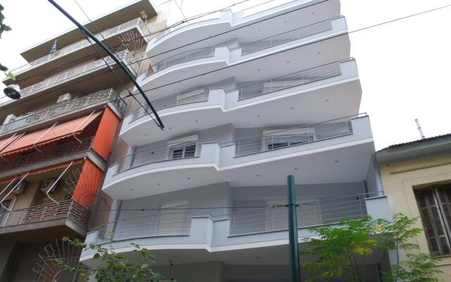 Апартаменты Athens Lotus Apartments вид на фасад