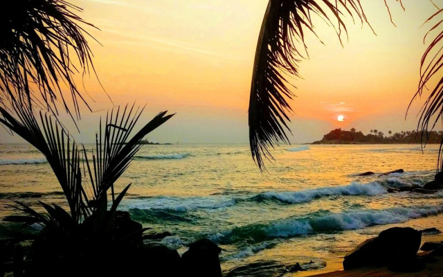 Happy beach resort