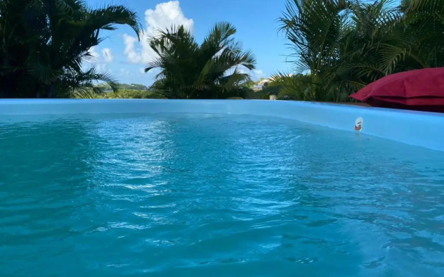 Le Goyav' appart avec piscine et jacuzzi au Vauclin