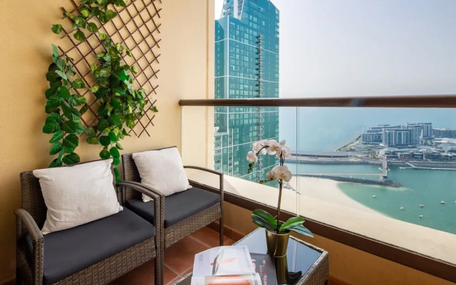 Sea View! Spacious 2BR in JBR + Pool & gym
