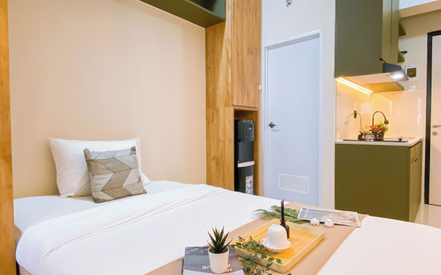 Compact Wood Accents Studio Apartment Grand Kamala Lagoon