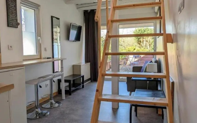 Studio Mezzanine Chez Papou, Ville et Forêt