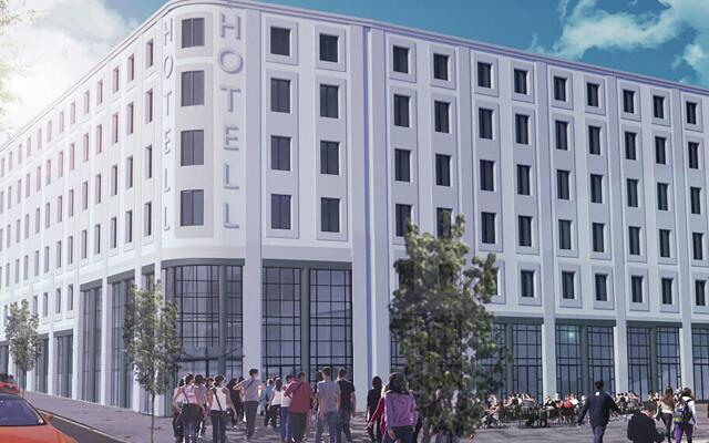 AC Hotel by Marriott Stockholm Ulriksdal Солна вид на фасад