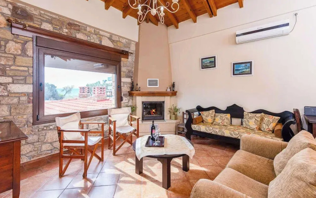 Beachfront Stone House - Samos Seaview Retreat