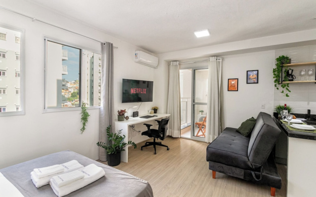 Moderno com AC piscina e academia