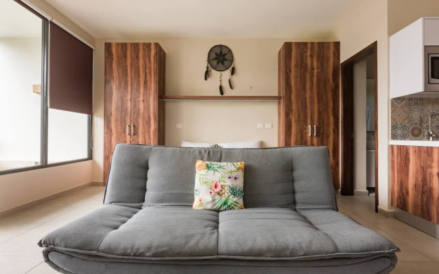 Amazing Studio With Private Pool Gym & Temazcal