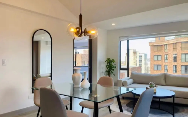 w Modern 2BR in Chapinero