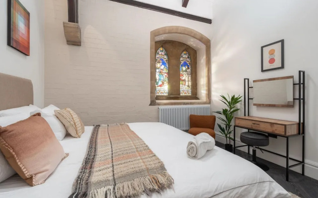 Rare Historic Church Stained Glass Parking