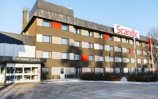 Отель Scandic Luleå вид на фасад