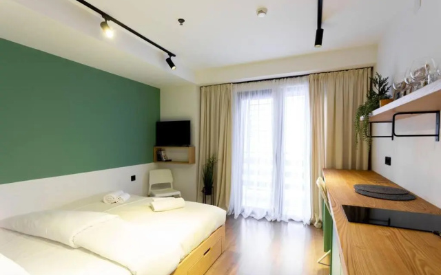 Stylish Studio Apartment with balcony In Marshall Gudauri Project