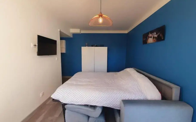 Studio avec piscine à 2 pas de la plage