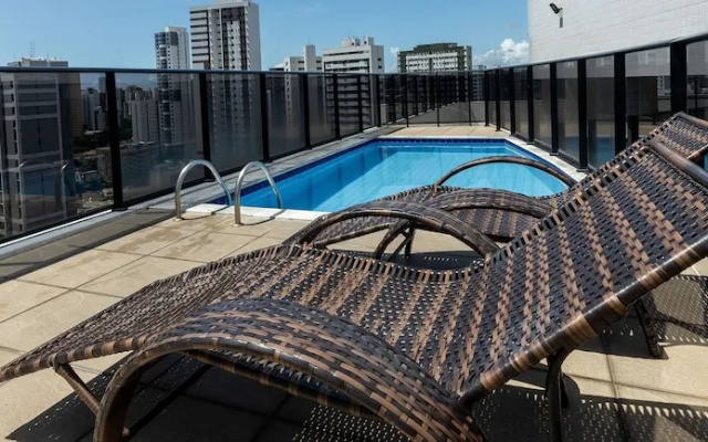 Flat 206 no Parque da Jaqueira-SH032