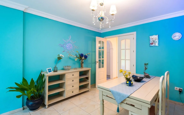 RentAndHomes Los Boliches Blue&Green Apt