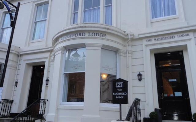 Отель Sandyford Lodge Глазго вид на фасад