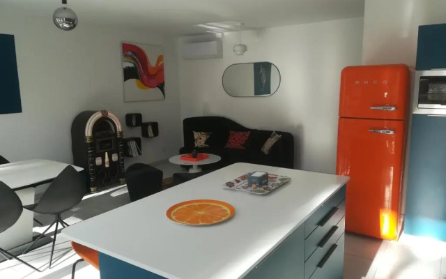 Bel appartement avec terrasse - Plage de Carro à pied
