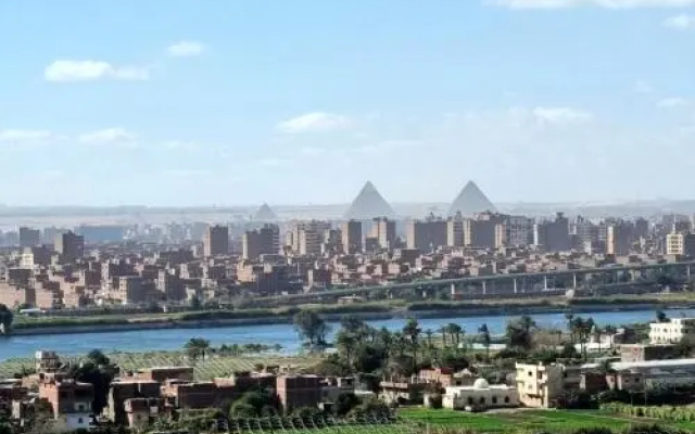 Amazing Nile View and Pyramids