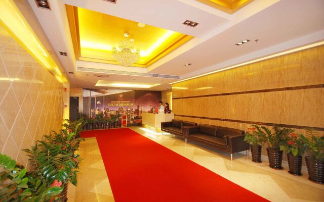 Отель Guangzhou Grand View Golden Palace Apartment Китай, Гуанчжоу - отзывы, цены и фото номеров - забронировать отель Guangzhou Grand View Golden Palace Apartment онлайн интерьер отеля