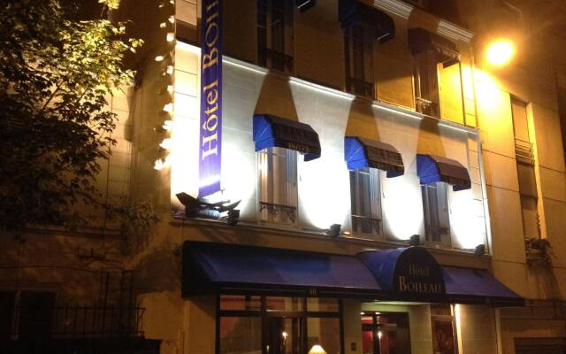 Hotel Boileau Париж вид на фасад