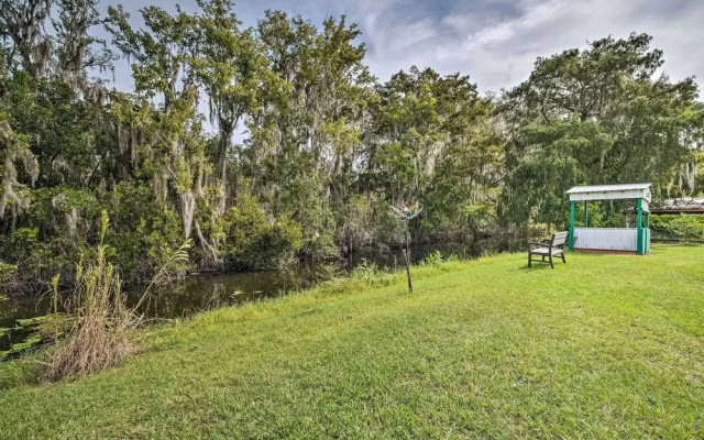 Peaceful Canal-front Retreat w/ Boathouse!