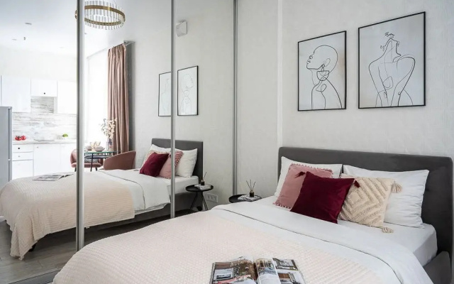 Апартаменты White Studio от Сети Good Vibes Apartments
