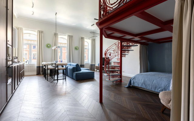 Квартира Red Stair на Большой Конюшенной