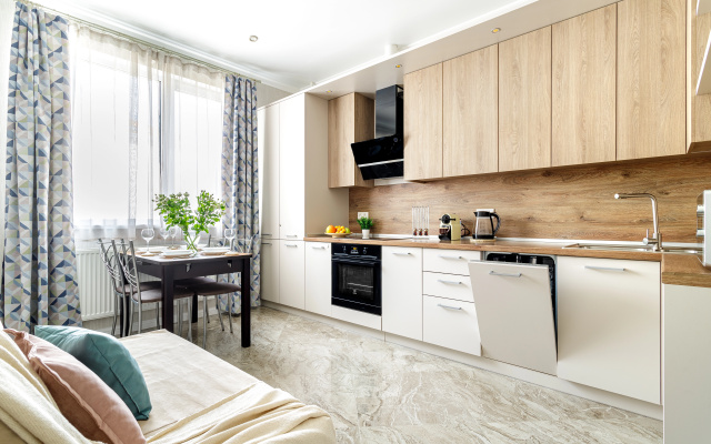 Апартаменты на Первой Береговой Линии с Летним Бассейном Home Group