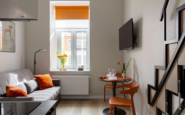 Квартира Дизайнерская студия Orange Room у Невского проспекта