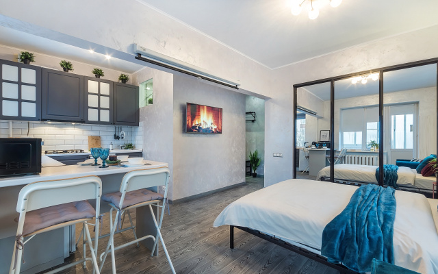 Квартира Moscow Deluxe Apartments Comfy Studio in Koptevo