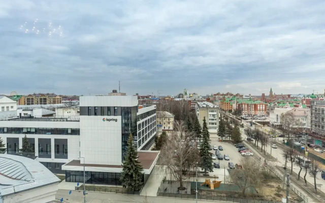 Квартира с видом на город и достопримечательности
