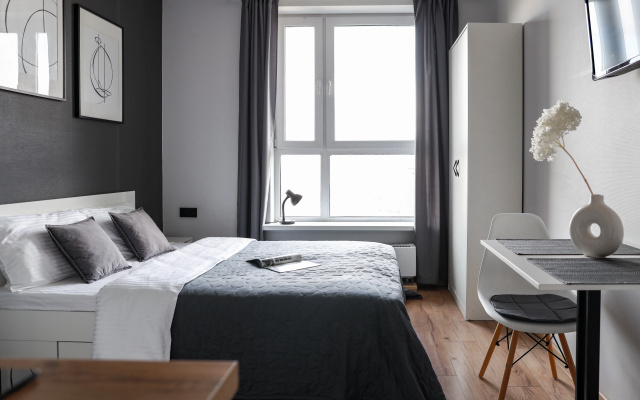 Апартаменты BonApart Grey and Wood м.Верхние Лихоборы