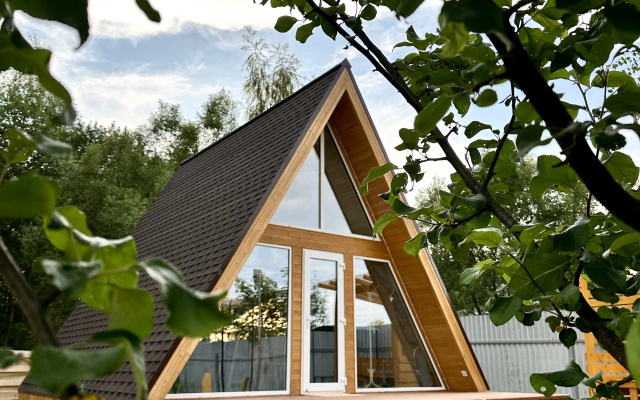 Глэмпинг Домики A-frame С Чаном или Купелью-Фурако