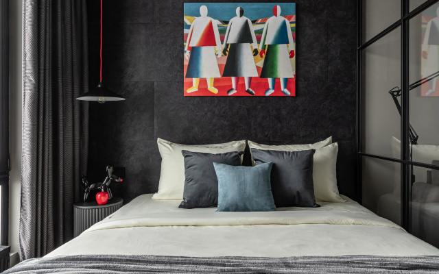 Квартира Moscow Deluxe Apartments Myata Grand Loft Малевич