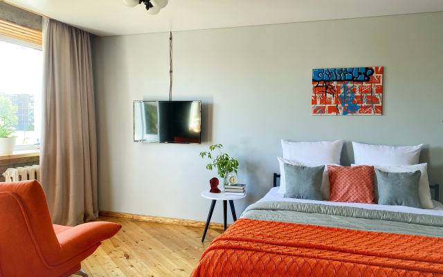 Апартаменты Hygge Karelia в стиле Art Loft