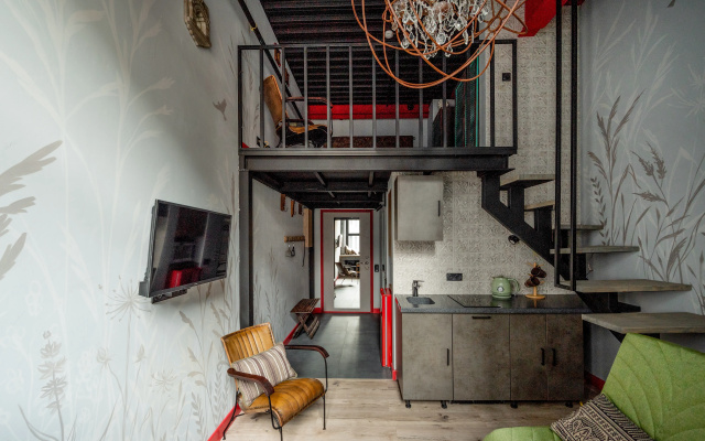 Квартира Moscow Deluxe Apartments Soho Bohemian Loft