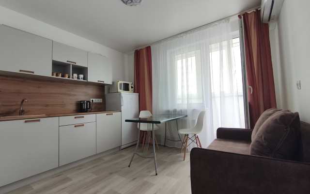 Квартира 900м от пляжа Алексино